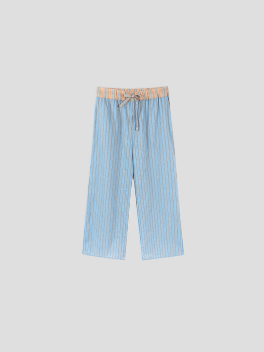 Sky Blue Stripe Lounge Set