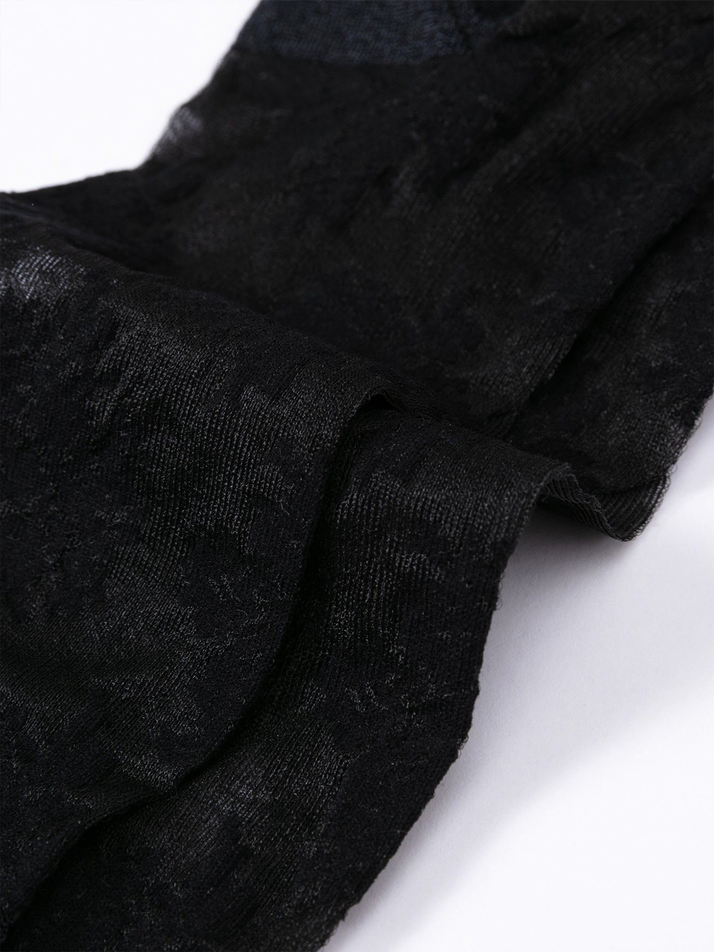 Lace Jacquard Breathable Translucent Sock