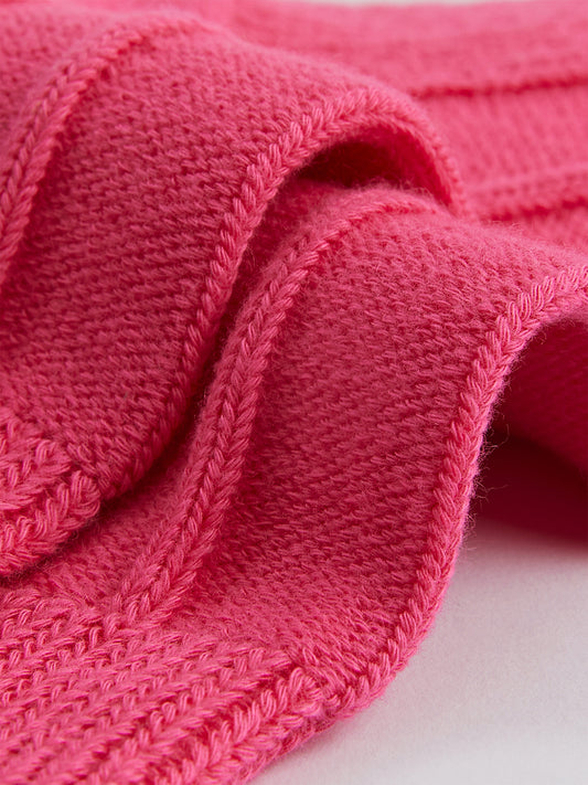 Textured Stripe Crew Sock