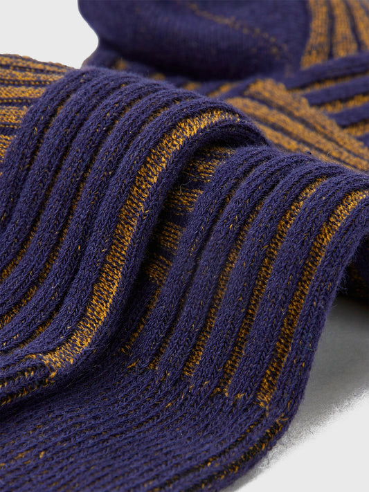 Twisted Stripe Crew Socks