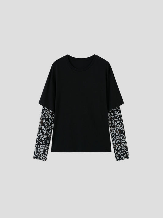 Mesh Panel T-Shirt