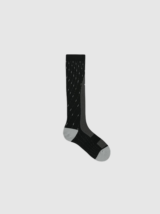 Dynamic Stripe Sport Calf Sock
