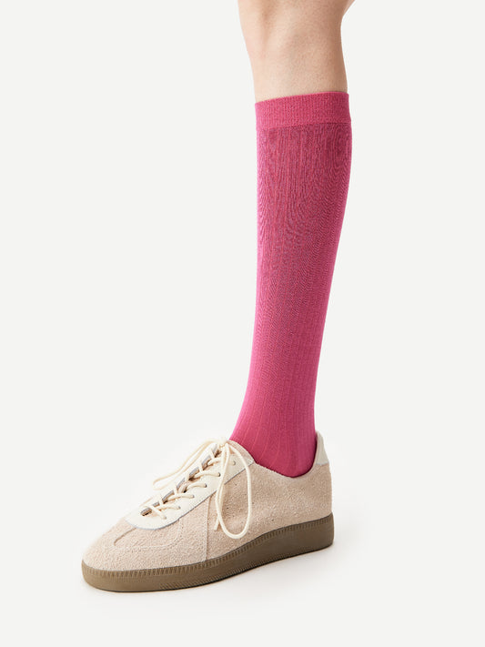 Silk Blend Calf Sock