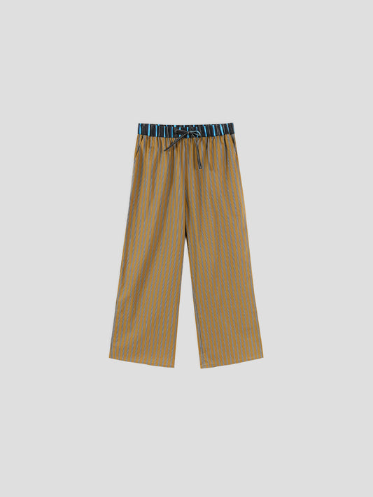 Cocoa Stripe Lounge Set