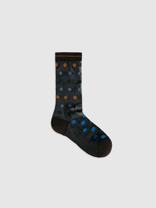 Candy Dot Crystal Crew Socks