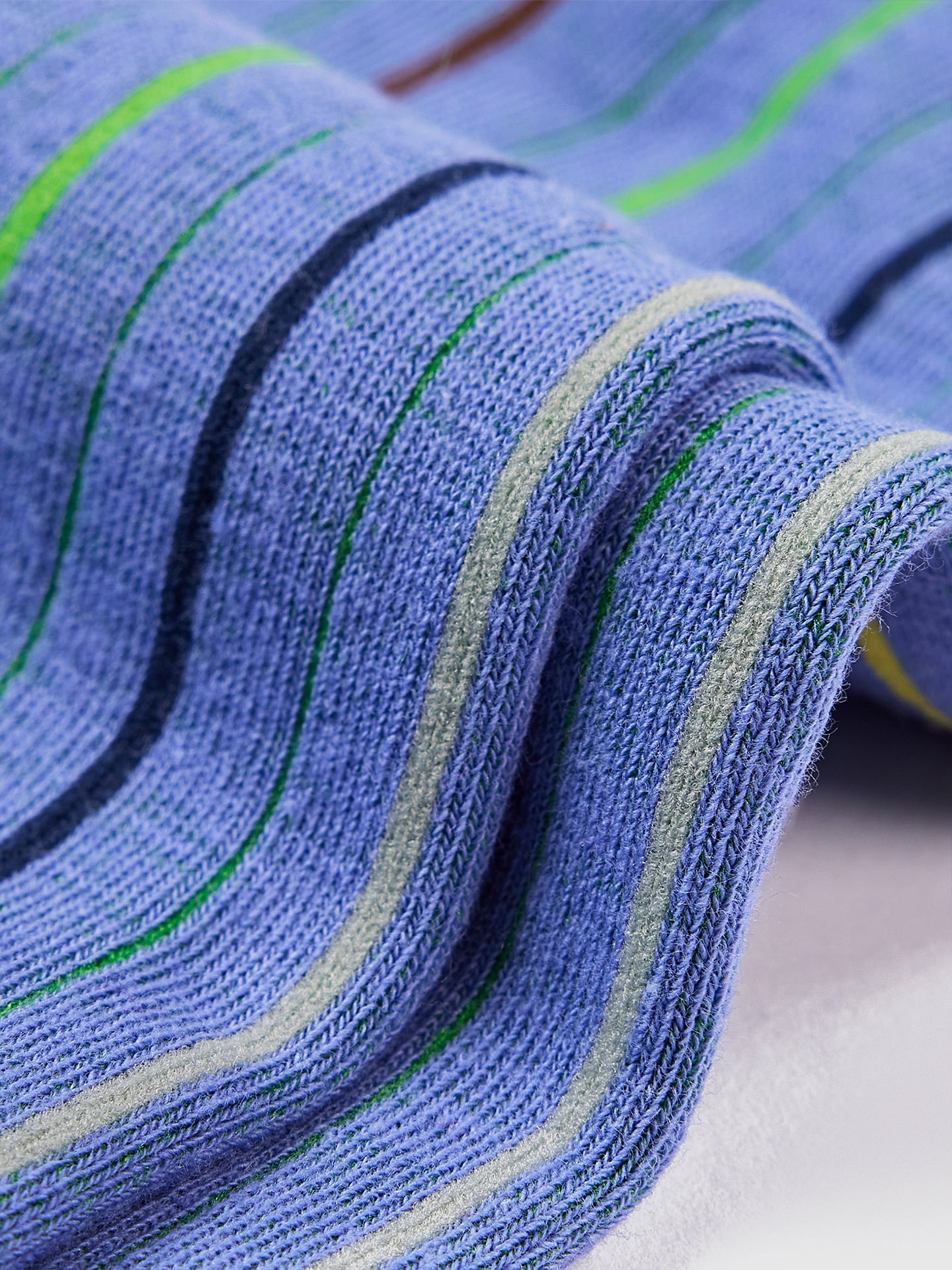 Double-Sided Stripped Crew Sock