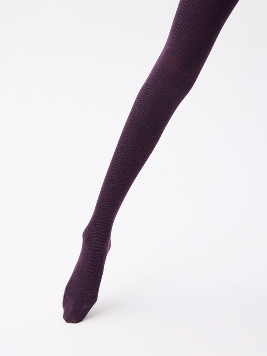 Purple Label Merino Mercerized Wool Thick Tights