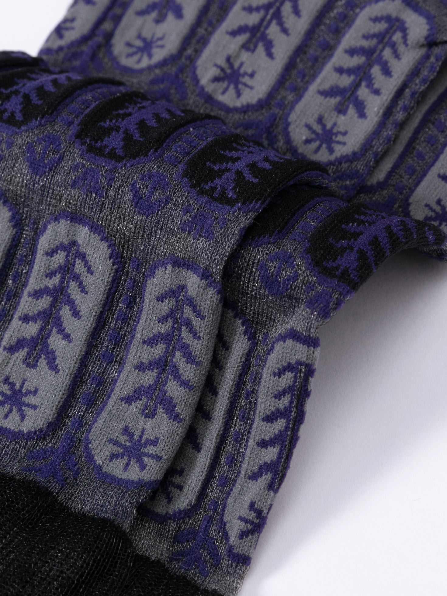 Lace Jacquard Translucent Sock