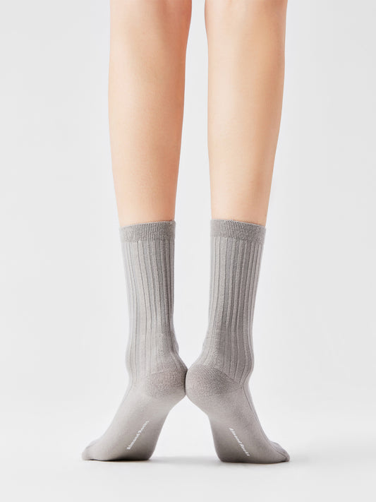 Stripe Textured Crew Sock