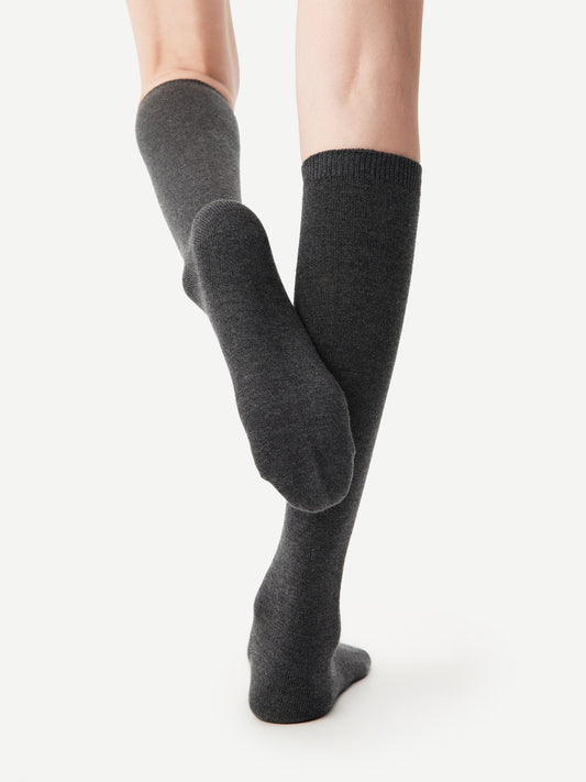 Wool & Lyocell Blend Calf Sock
