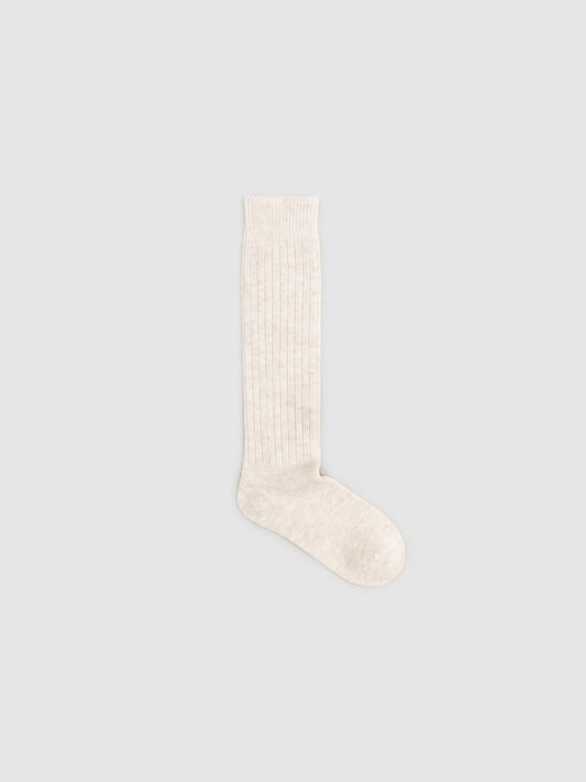 Merino Mulberry Under Knee Sock