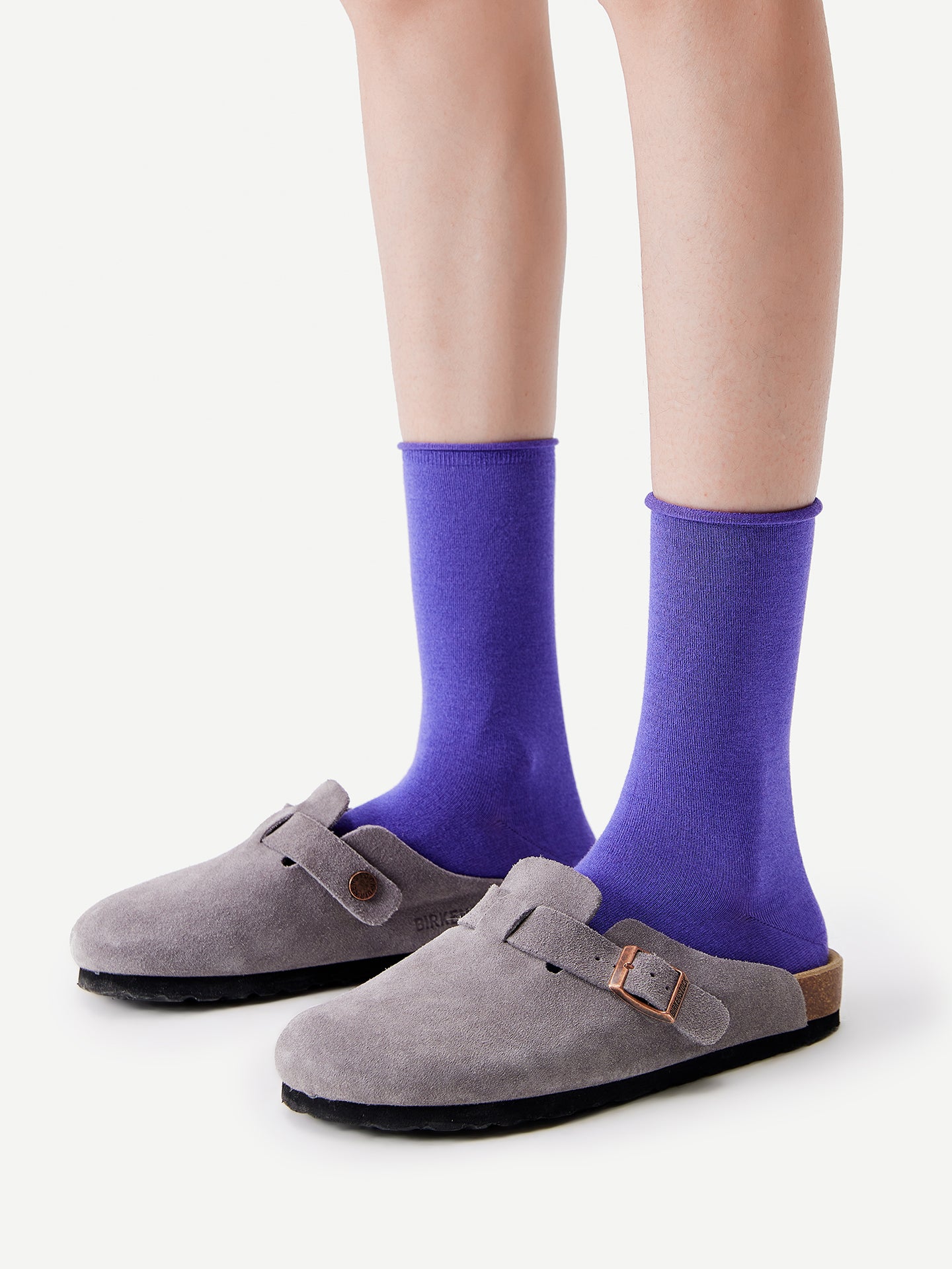 Mulberry Silk Modal Blend Crew Sock