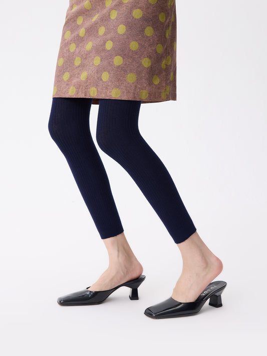 Purple Label Merino Wool and Mulberry Silk Leggings