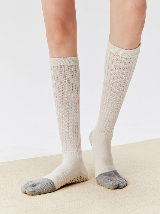 Five-Toe Crew Socks