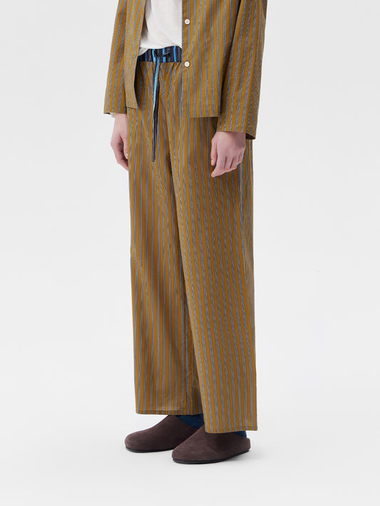 Cocoa Stripe Lounge Set