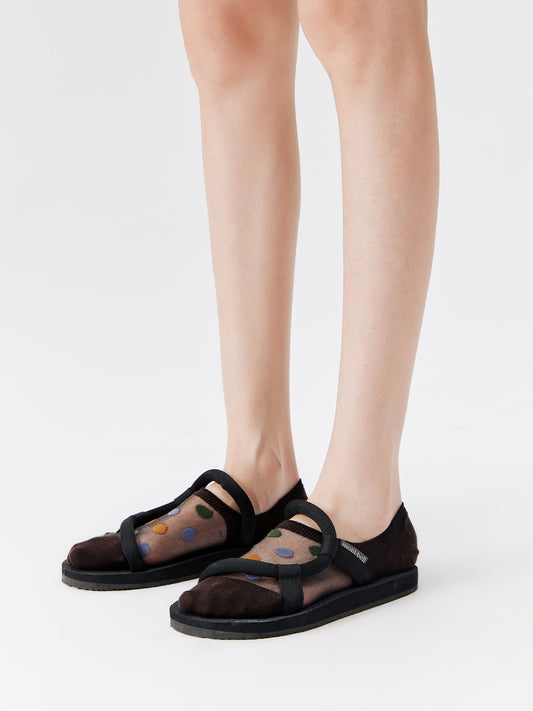 Candy Dot Crystal Ankle Socks