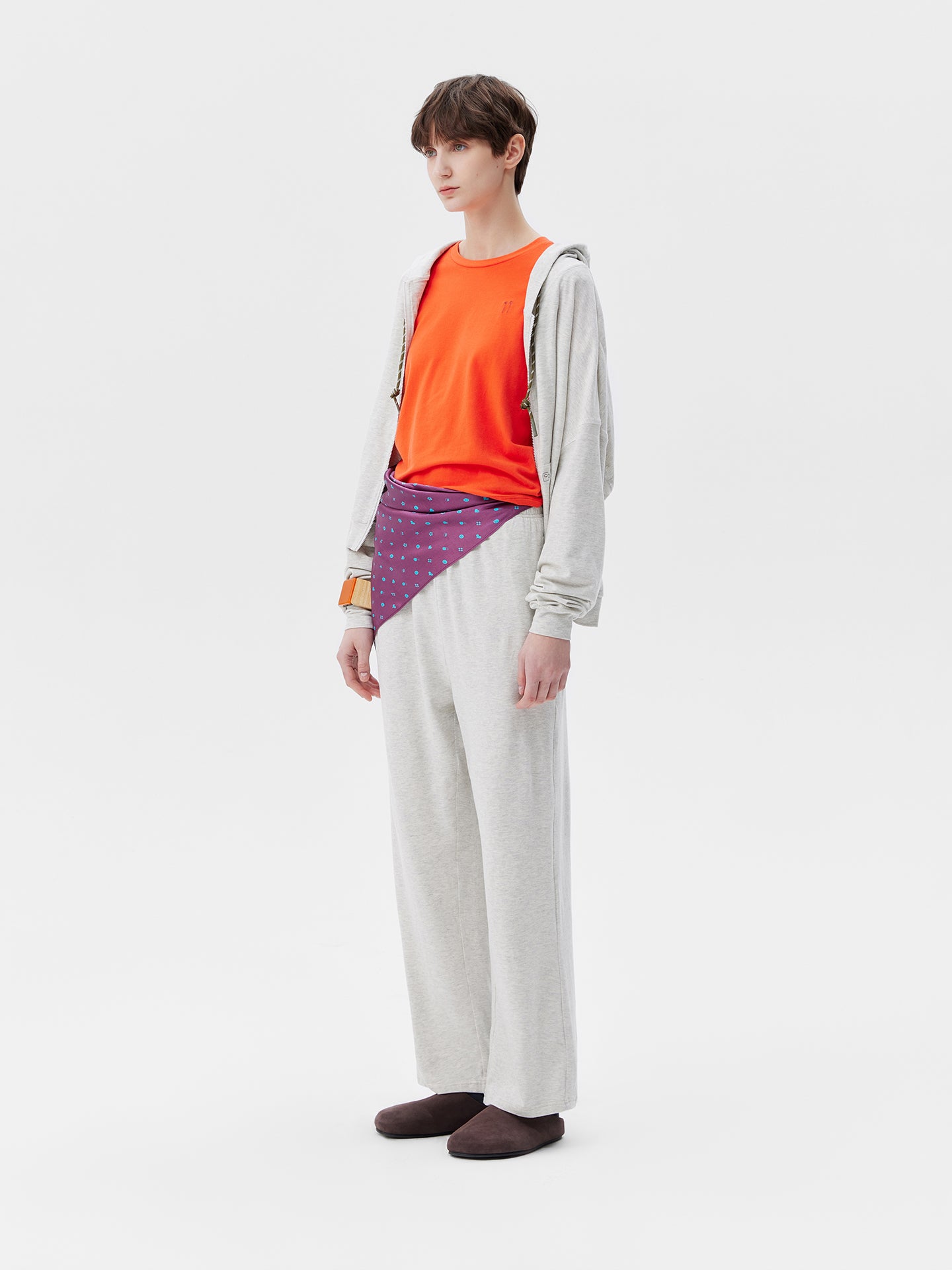 AR × Xuan Soft Cotton-Modal Zip-Up Hoodie