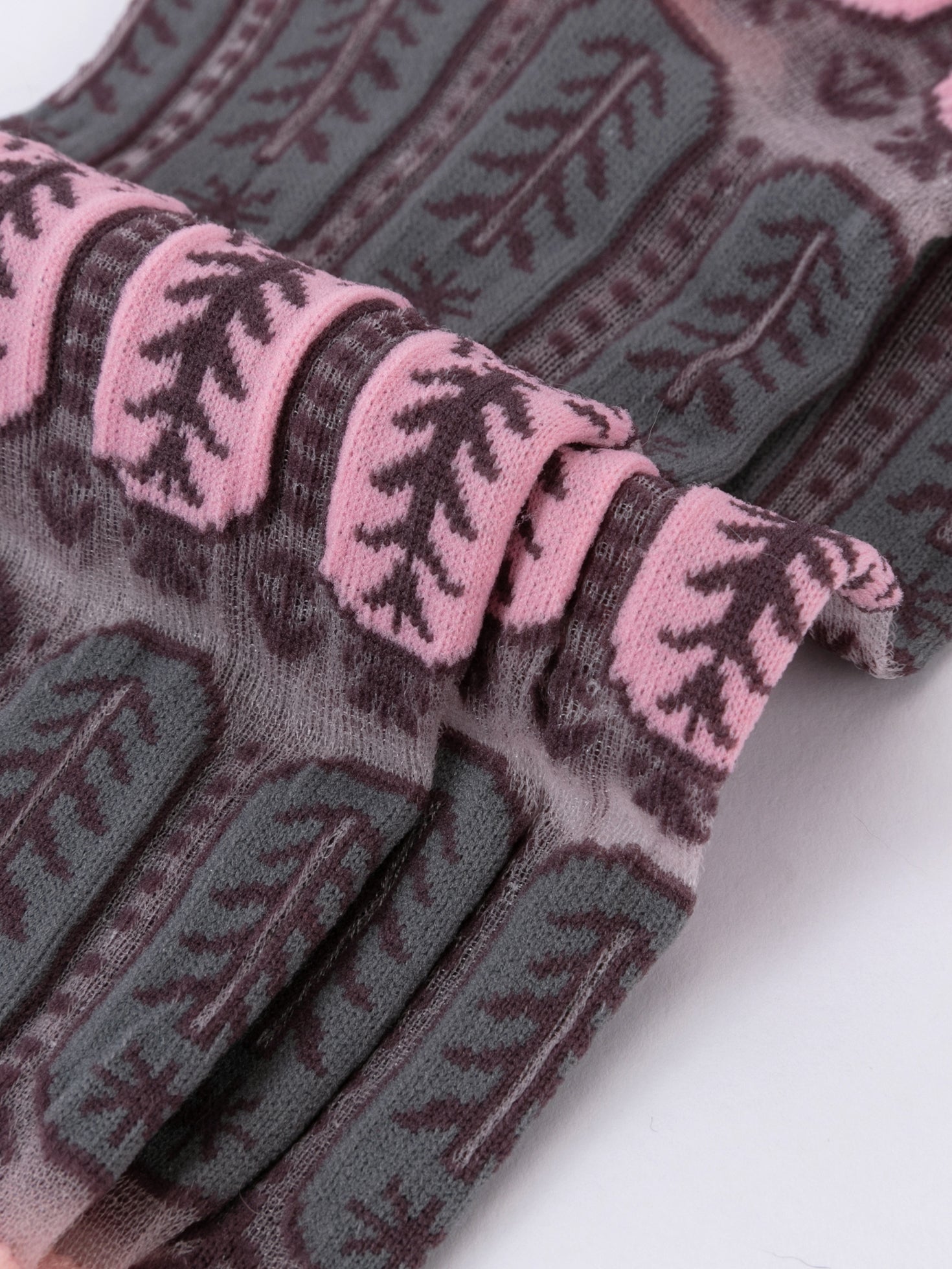 Lace Jacquard Translucent Sock