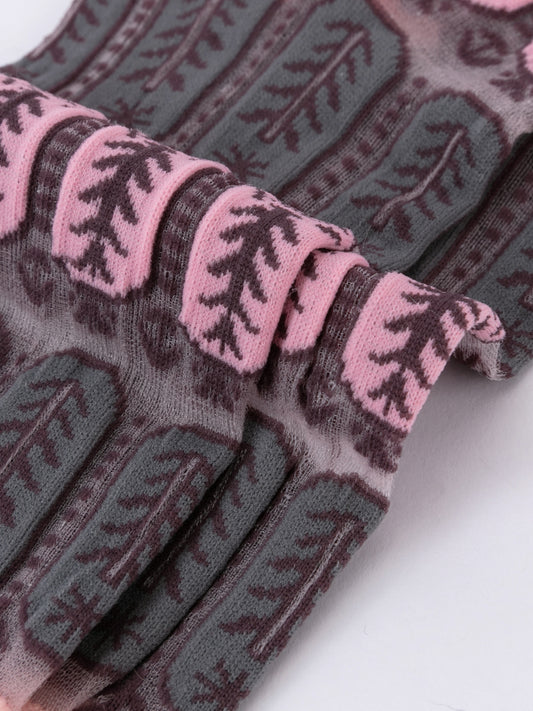 Lace Jacquard Translucent Sock