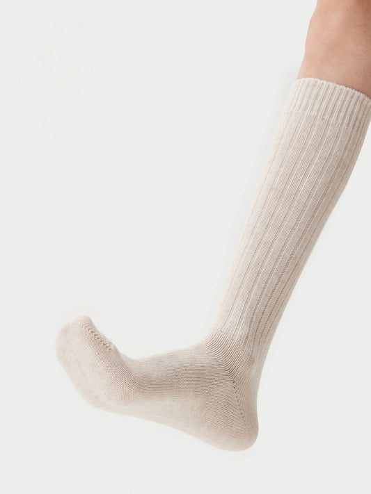 Merino Mulberry Under Knee Sock