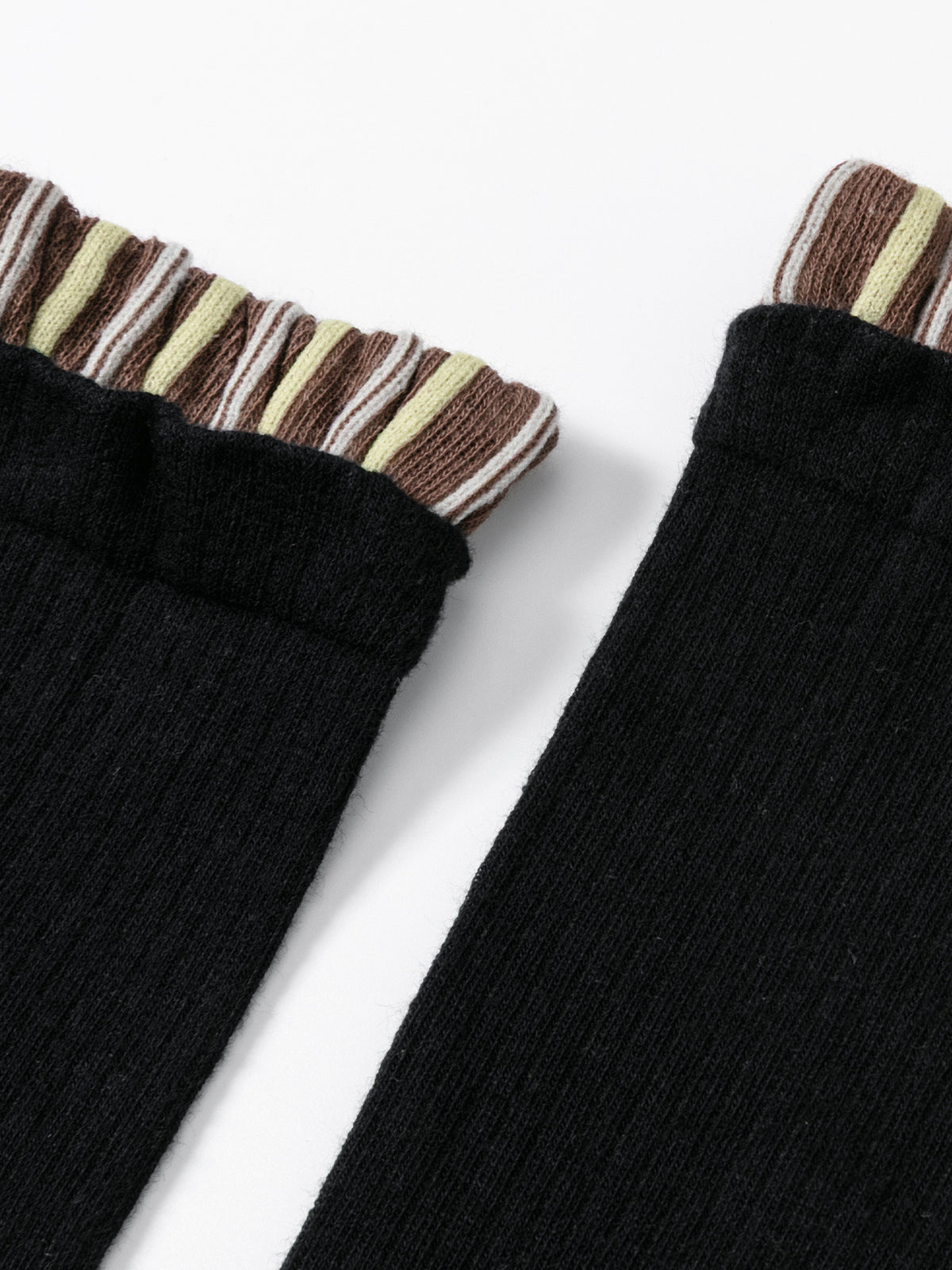 Lace-Top Mid-Calf Socks