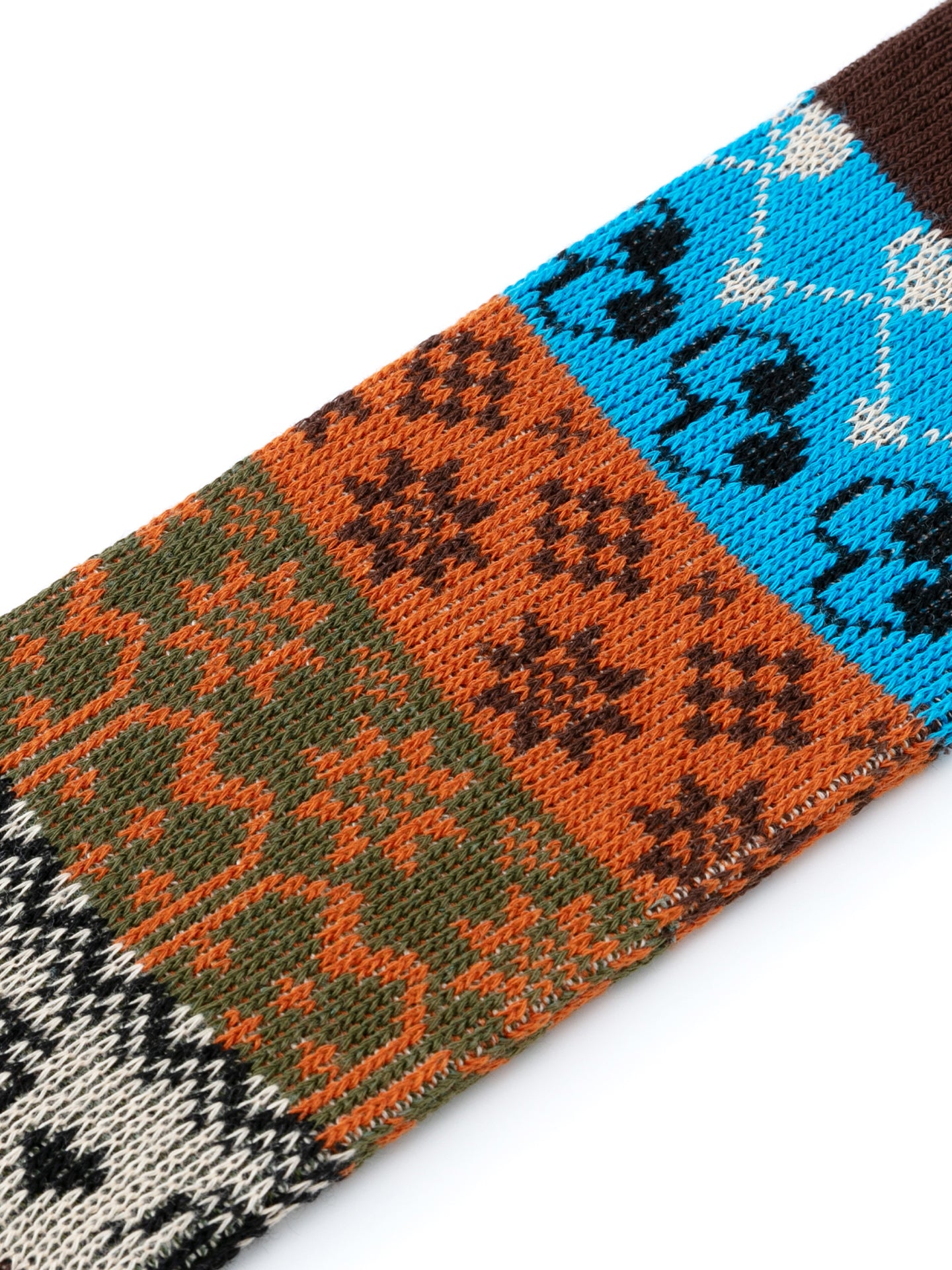 Tribal Motif Crew Sock