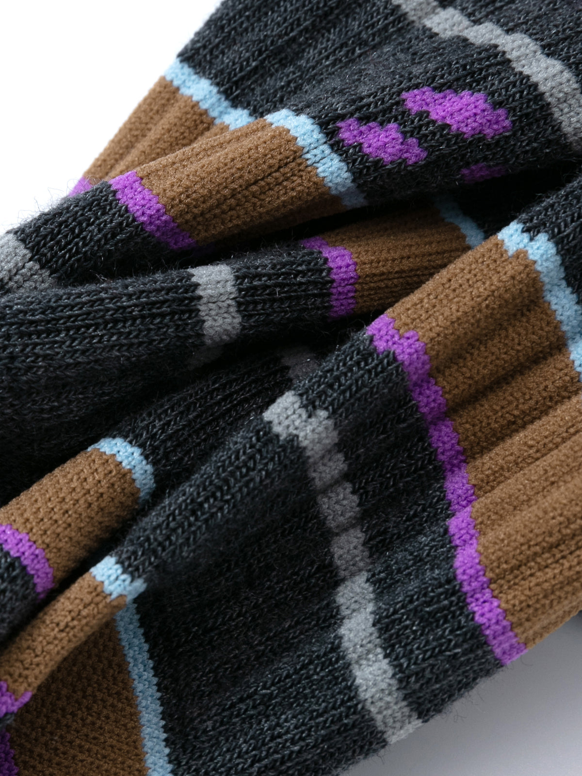 Purple Label AR Merino Wool Striped Athletic Socks