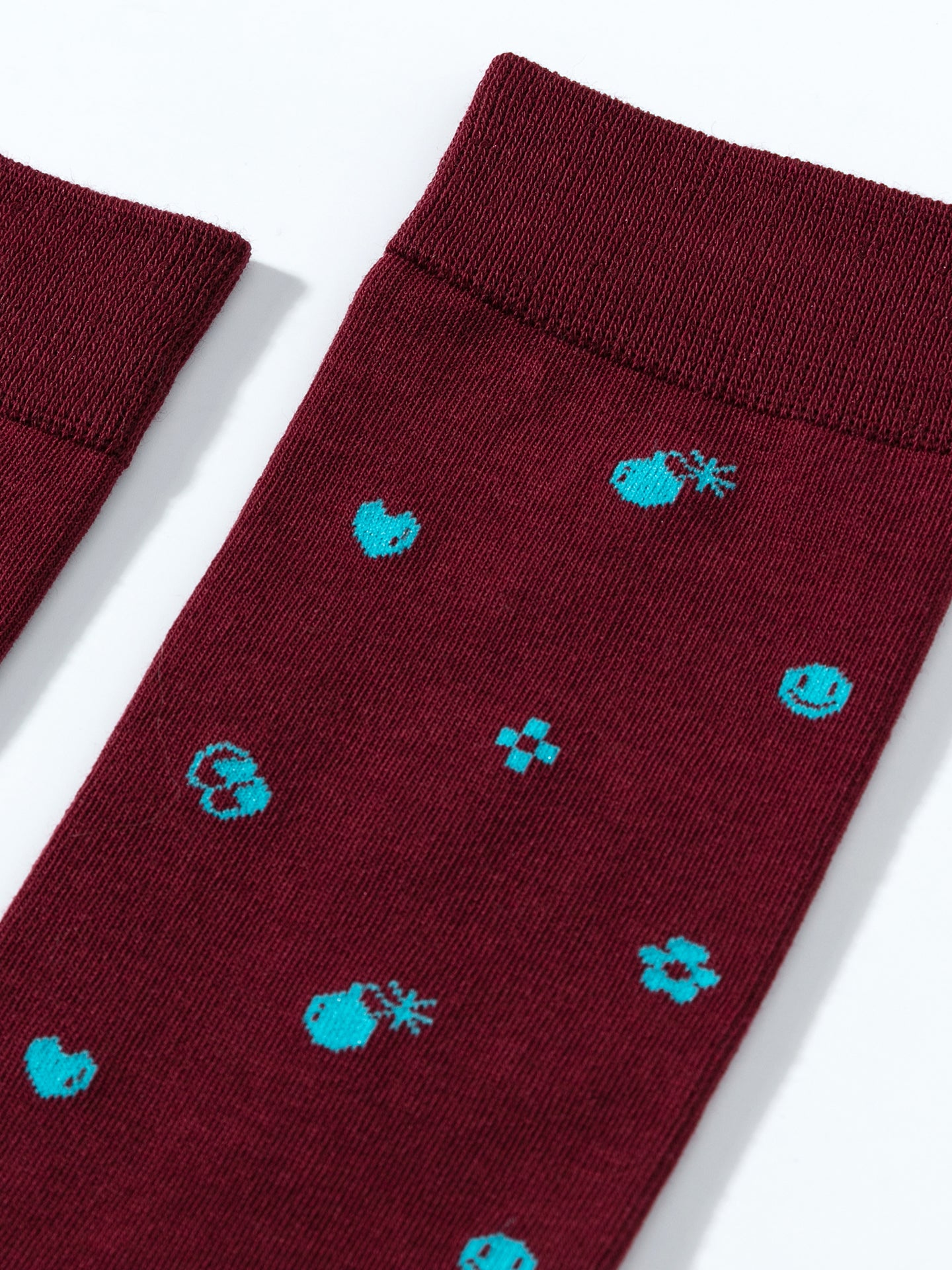 Smiley Dot Crew Socks