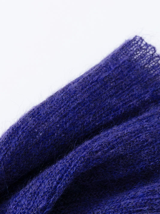 Purple Label Mohair Fluffy Merino Wool Socks