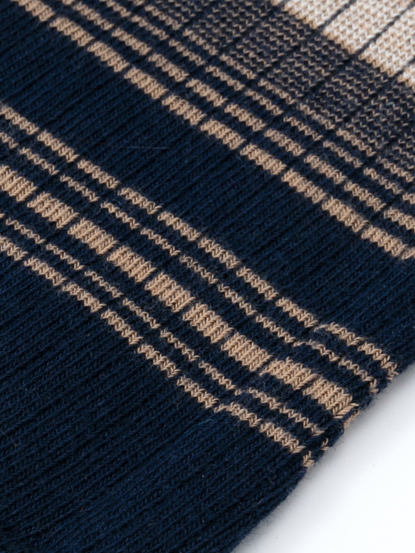 Contrast Stripe Calf Sock