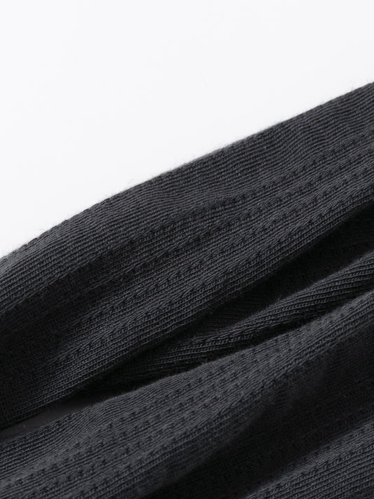 Purple Label Egyptian Cotton Textured Mid-Calf Socks