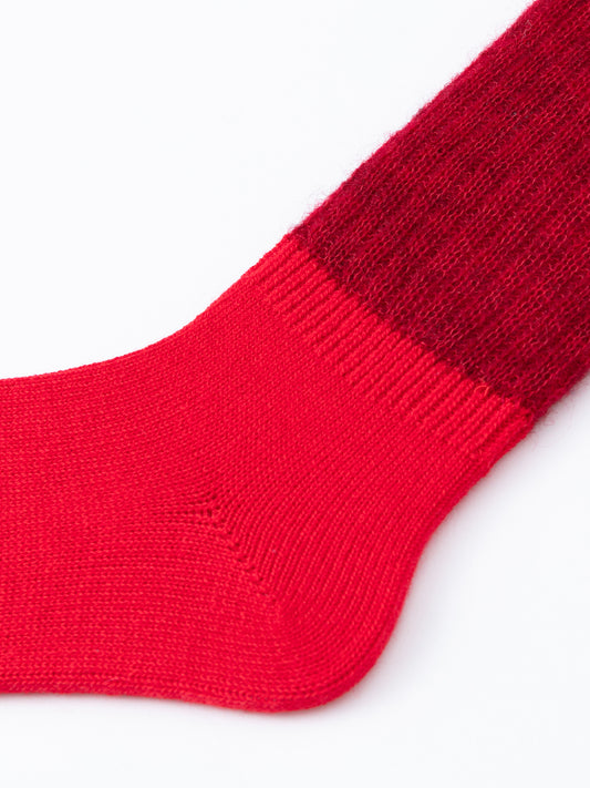 Purple Label Mohair Fluffy Merino Wool Socks