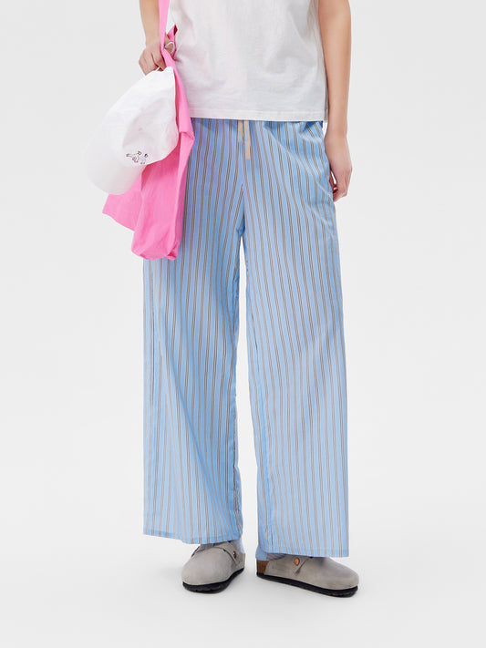 Sky Blue Stripe Lounge Set