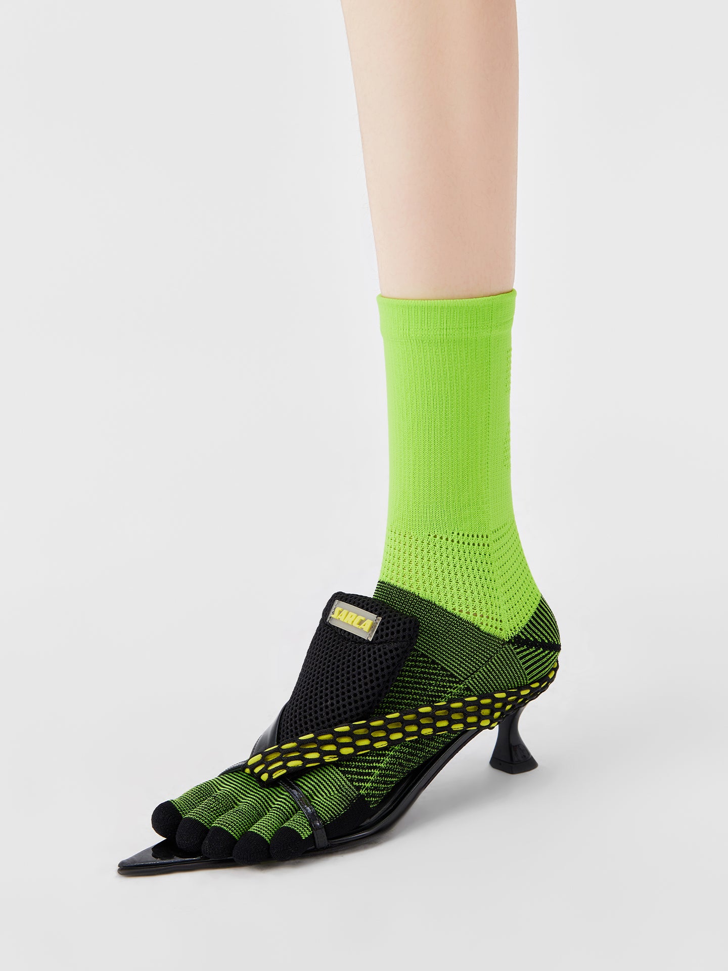 Grip Yoga Toe Crew Sock
