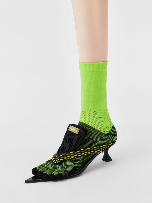 Grip Yoga Toe Crew Sock