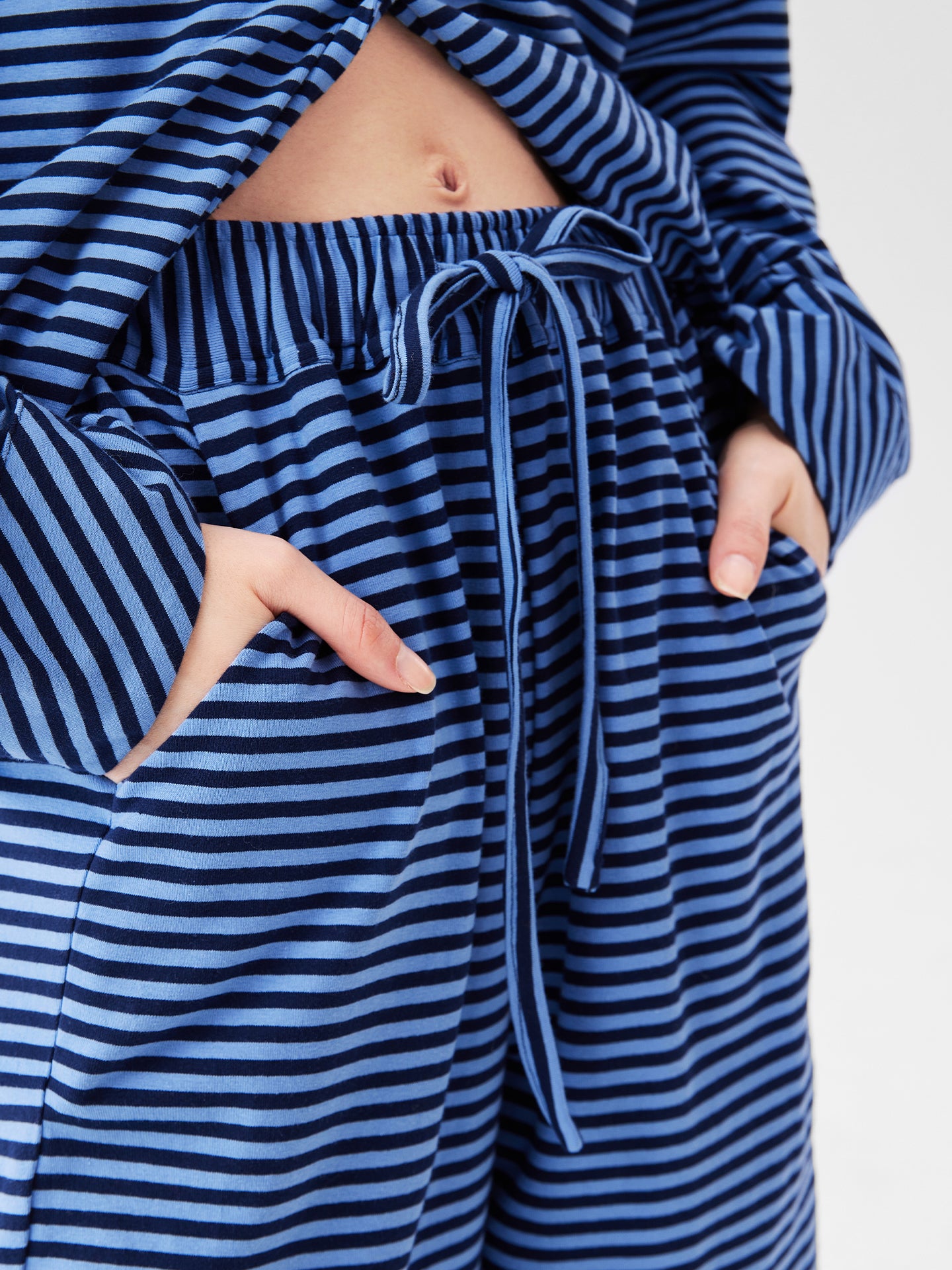 Striped Knit Lounge Set