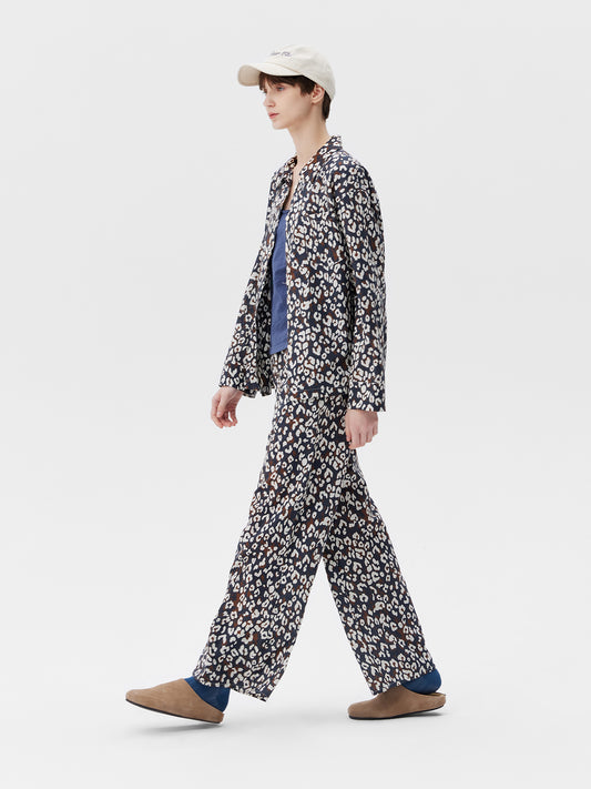 Leopard Print Loungewear Set