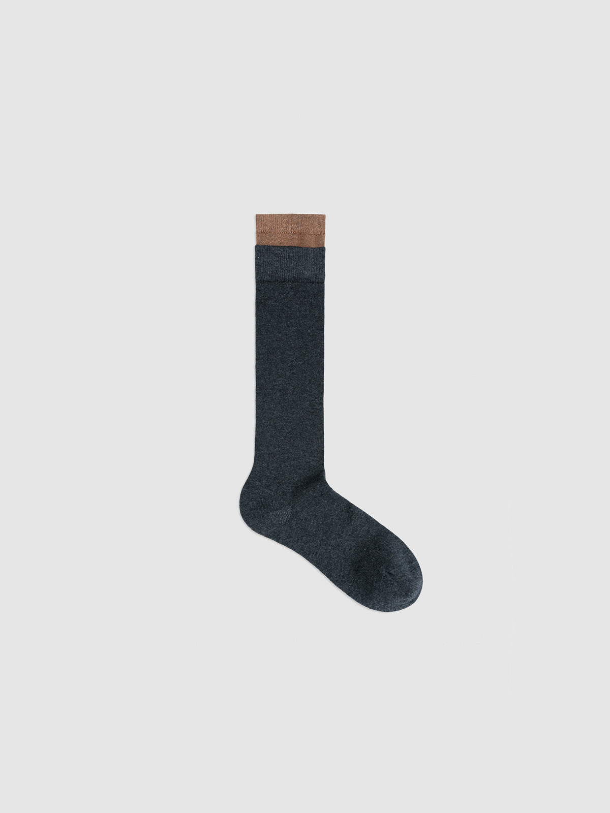 Purple Label Merino Wool Double-Ribbed Mid-Calf Socks