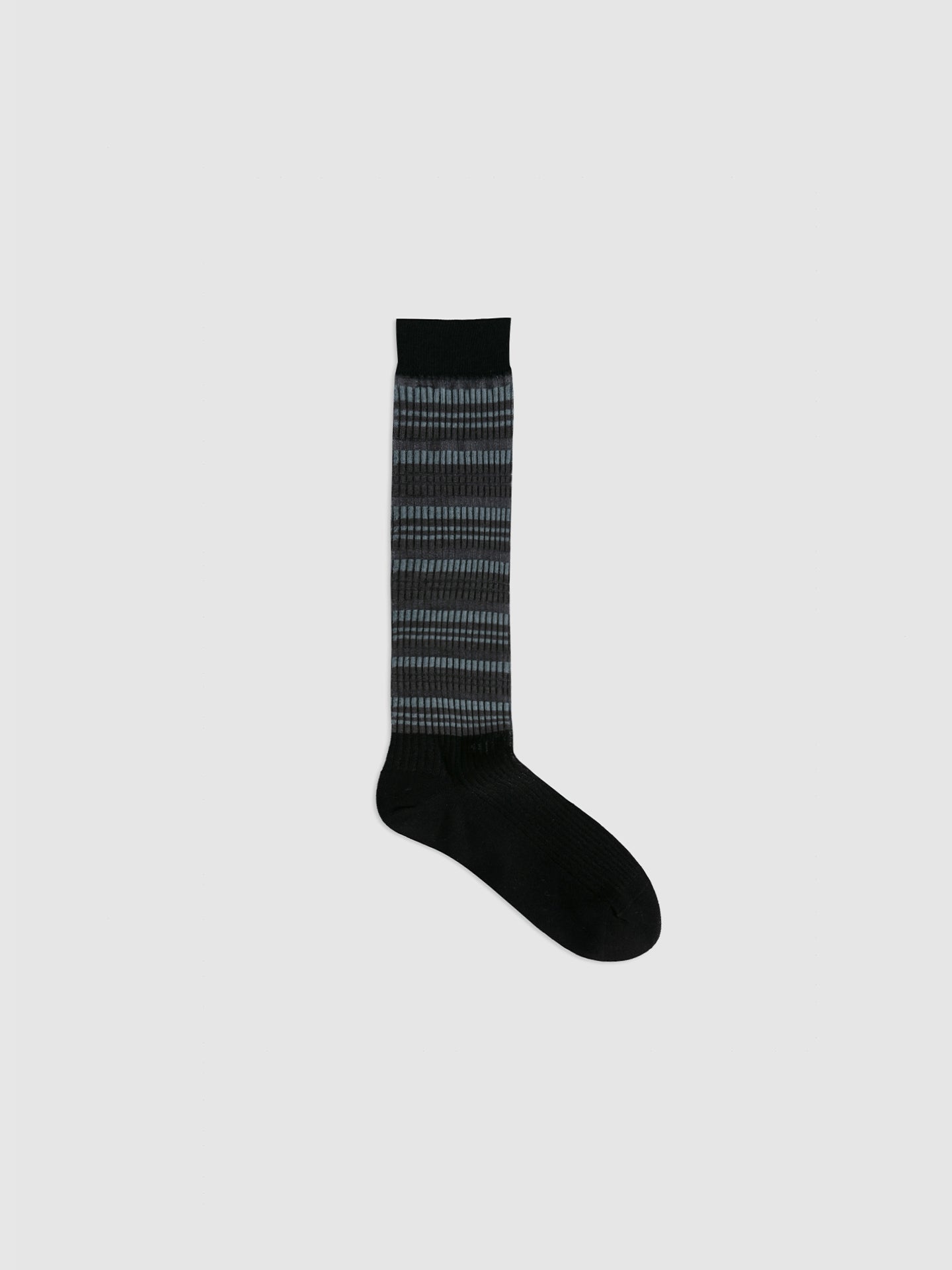 Contrast Stripe Crew Socks