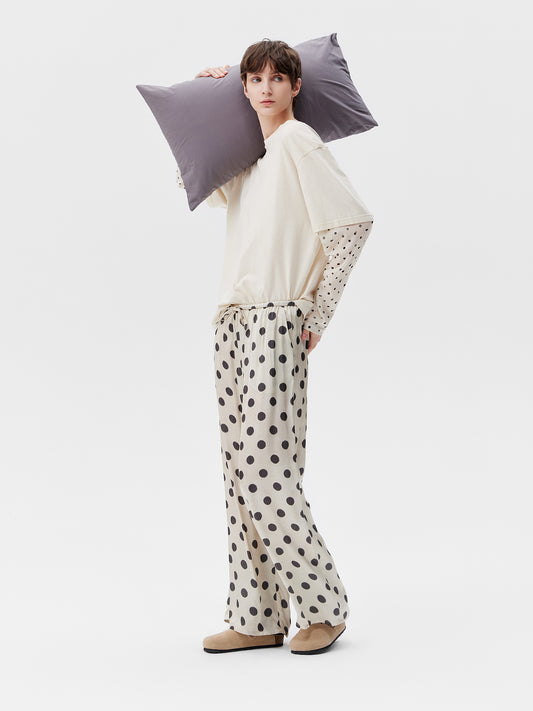 Cream Dot Lounge Set