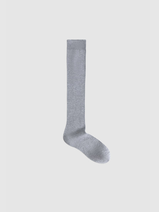Purple Label Merino Wool and Mulberry Silk Knee-High Socks