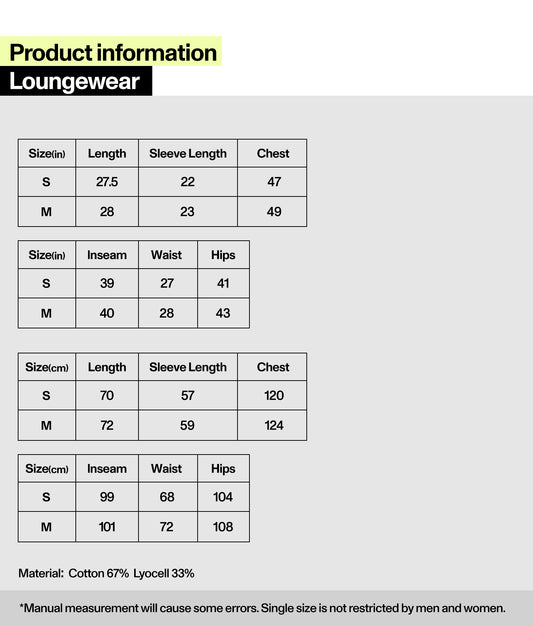 Vertical Stripe Cotton Lounge Set